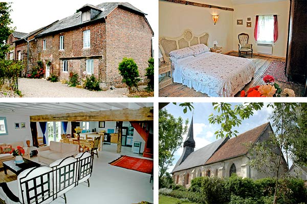 Our Accommodation is based in the small hamlet of St Aubin de Bonneval .